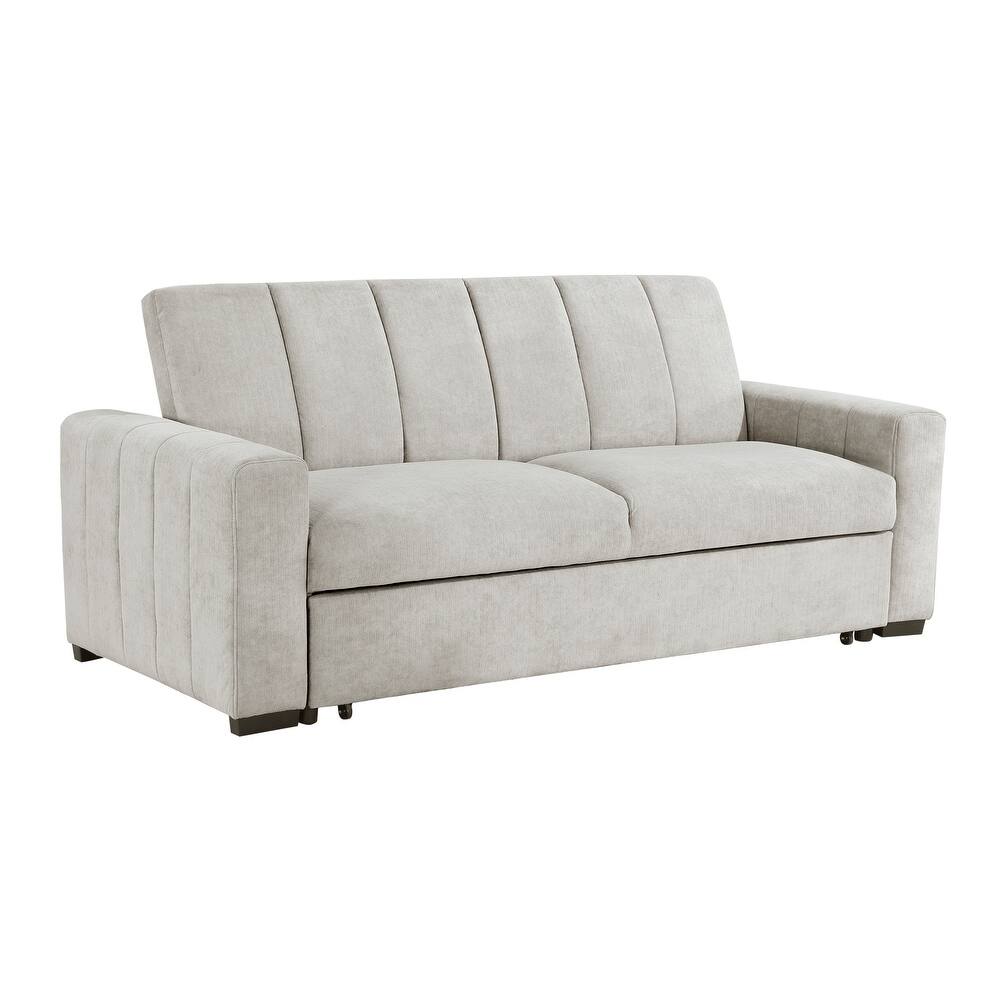 Fremont & Park Crestview Textured Fabric Convertible Sofa with Pull-out Bed