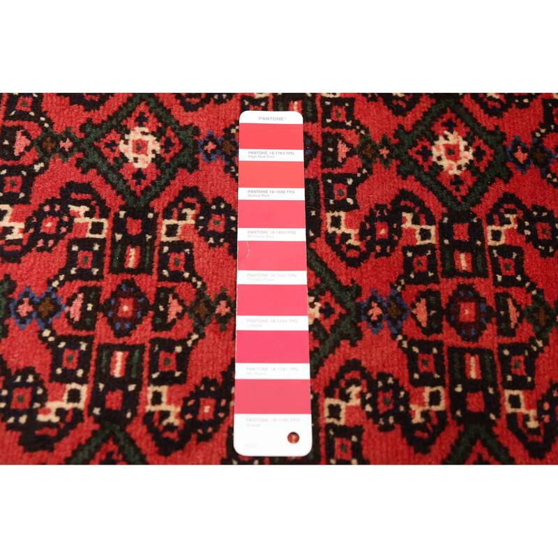 ECARPETGALLERY Hand-knotted Andelz Red Wool Rug - 2'6 x 9'5