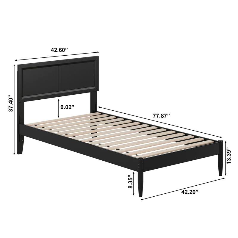 Ellarie Platform Bed with Adjustable Headboard