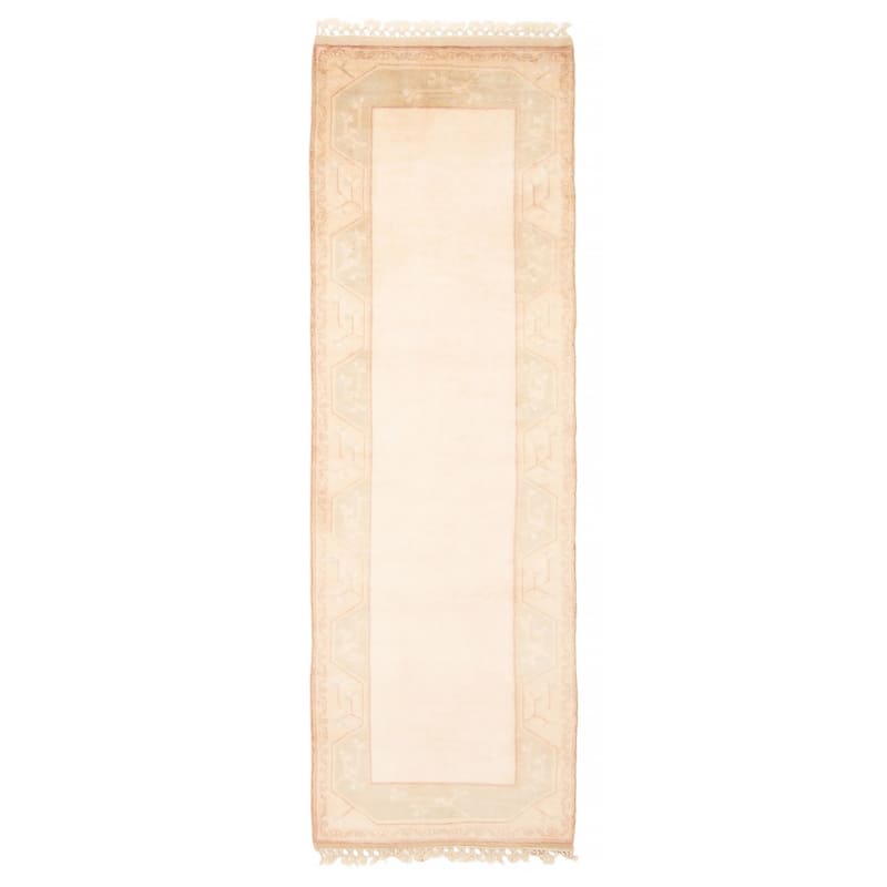 ECARPETGALLERY Hand-knotted Color Transition Beige Wool Rug - 2'10 x 8'10 - Beige - 2'10 x 8'10