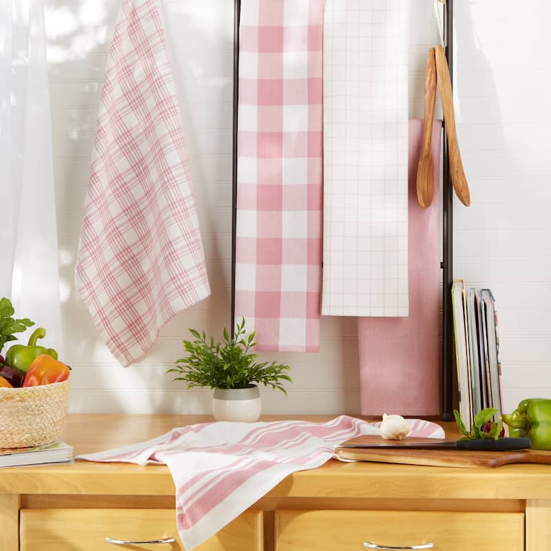 DII Asst Vintage Everyday Dishtowel (Set of 5)