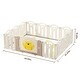preview thumbnail 7 of 5, Foldable Playpen, Baby Safety Play Yard with Fence and Play mat