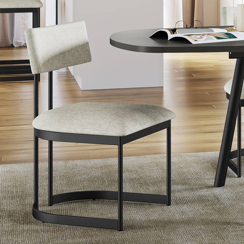 Amisco Gibson Extendable Table and Lucio Chairs 7-Pieces Dining Set