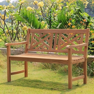 Cambridge Casual Isla 4-foot Teak Wood Outdoor Bench On Sale