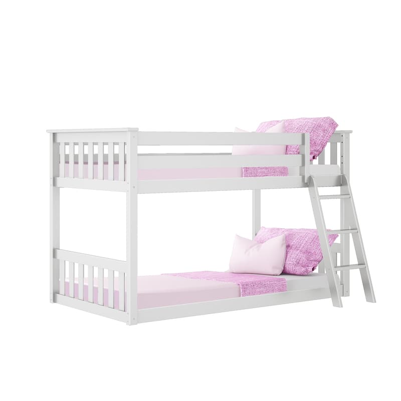 Max and Lily Twin over Twin Low Bunk Bed