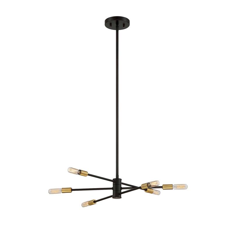 Savoy House Lyrique 6 Light 21.75" Wide 3 Tier Abstract Chandelier