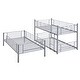 preview thumbnail 6 of 7, Convertible Triple Twin Bunk Bed with Guardrails, Ladders, and Durable Steel Frame - Modern Space-Saving Design