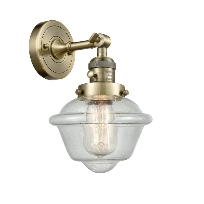 Innovations Lighting Small Oxford Single Light 12" Tall Bathroom