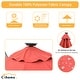 preview thumbnail 6 of 35, Clihome 11Ft Solar Tube Light Aluminum Patio Umbrella with Base