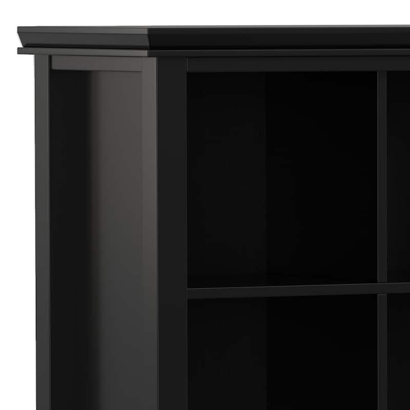 WYNDENHALL Stratford SOLID WOOD 48x57 inch Transitional 12 Cube Storage - 57"w x 15.75"d x 48"h
