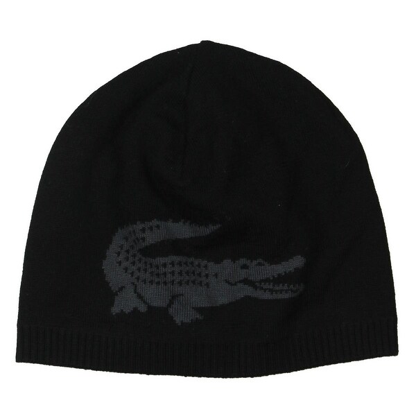 mens lacoste beanie hats