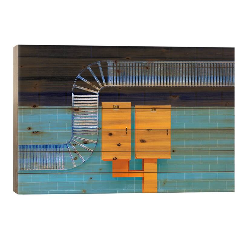 Power Play Print On Wood by Wayne Pearson - Multi-Color - 18x26x1.5
