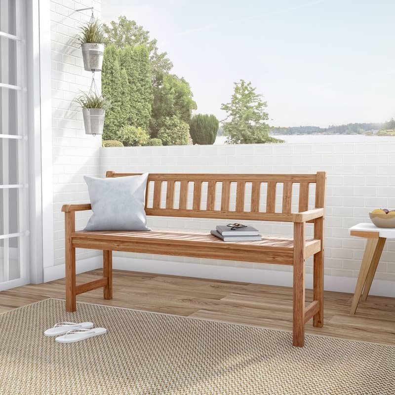 Catalan Acacia Outdoor Bench