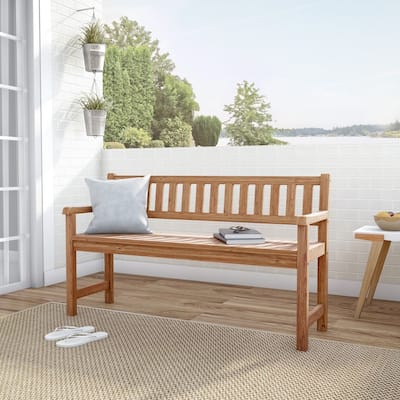 Catalan Acacia Outdoor Bench