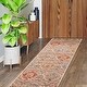 preview thumbnail 92 of 125, Miranda Haus Oriental Traditional Floral Damask Indoor Area Rug 2'7" X 10' - Ginger