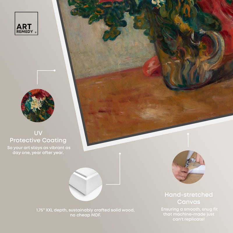Valtat Dahlias Canvas by Art Remedy