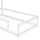 preview thumbnail 27 of 52, Twin Size Wood Bed with House-Shaped Headboard and Fences, Grey