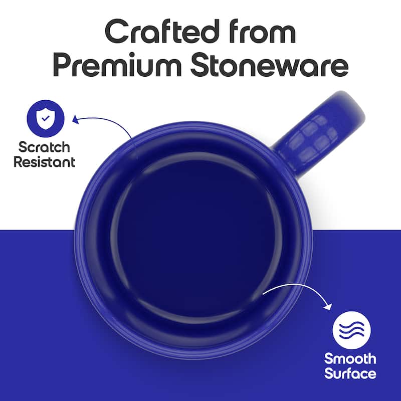 Omniware Teaz Cafe 11 oz Classic Mug - 3" D x 3.75" H