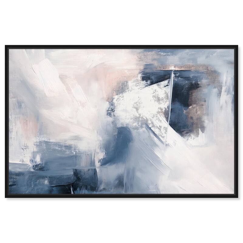 Blue Rapture II Canvas by Art Remedy - Black - 15" x 10"