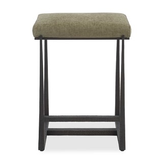 Uttermost Midas Bronze Counter Stool - 18.5"W x 15.5"D x 26"H
