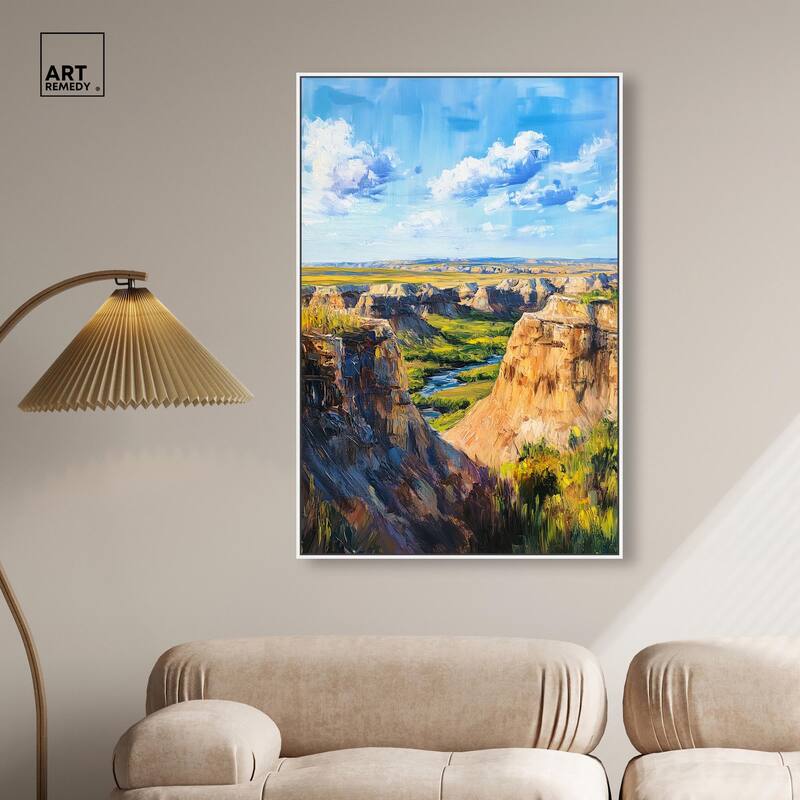 Rolling Hills and Sky II Canvas by Art Remedy