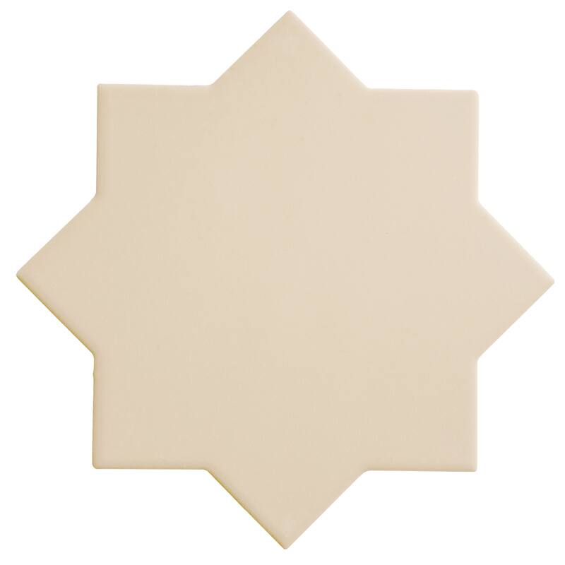 Apollo tile 7" x 7" Seville Matte Ecru Taupe Porcelain Tile (5.31 sq ft/case) - 34 Pack