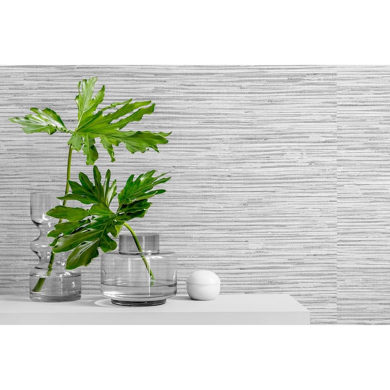 Stacy Garcia Home Faux Grasscloth Peel and Stick Wallpaper