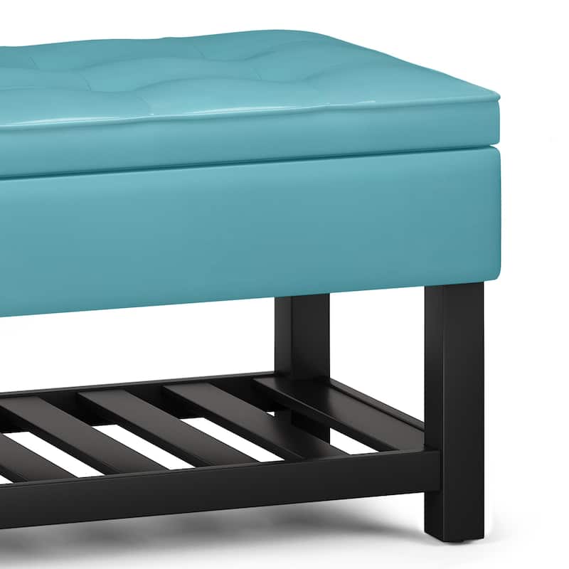 WYNDENHALL Essex 44 inch Wide Transitional Rectangle Ottoman Bench