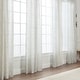 preview thumbnail 10 of 35, Chanasya Printed Crosshatch Light Filtering Kitchen Bedroom Window Curtain (Set of 2)