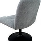 preview thumbnail 19 of 45, Art Leon Fabric Swivel Accent Chair with Ottoman