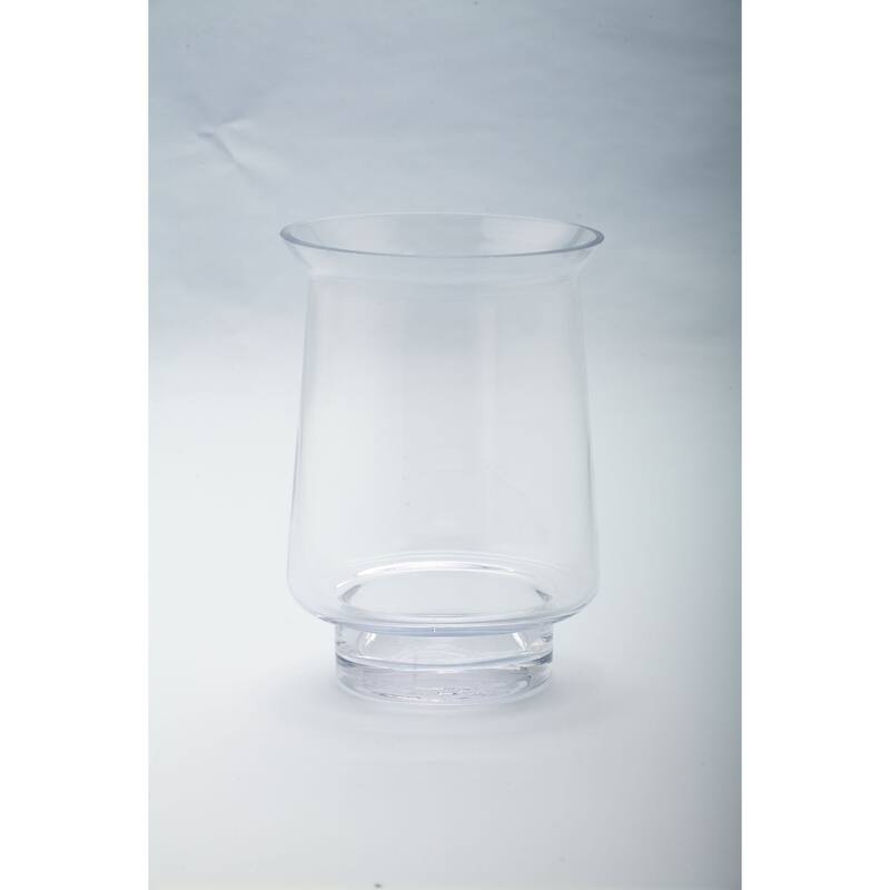8" Hurricane Handblown Glass Votive Candle Holder