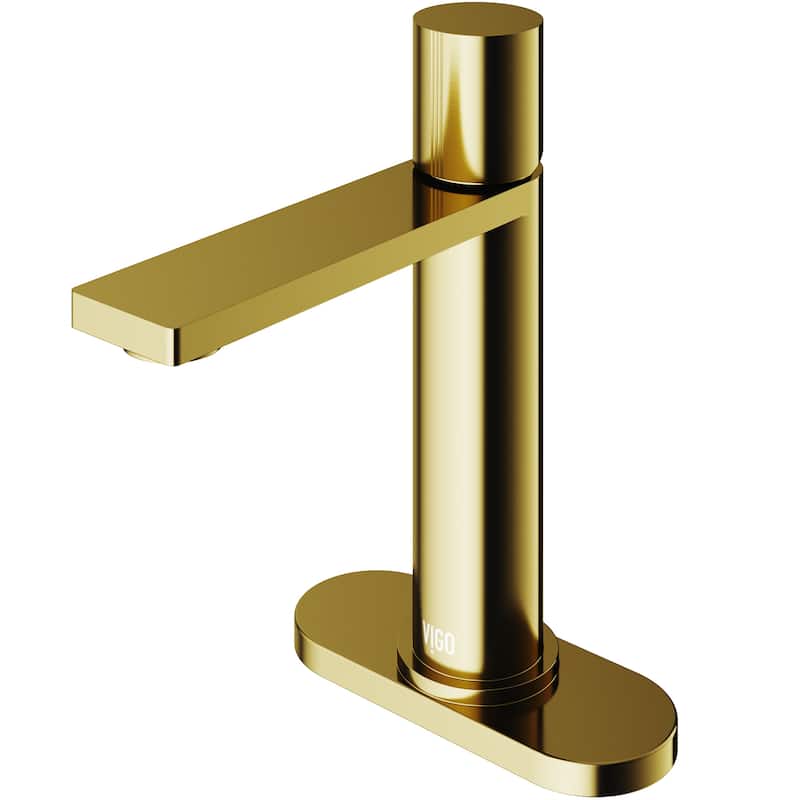 VIGO Halsey 8" H Single Handle Single Hole Bathroom Faucet