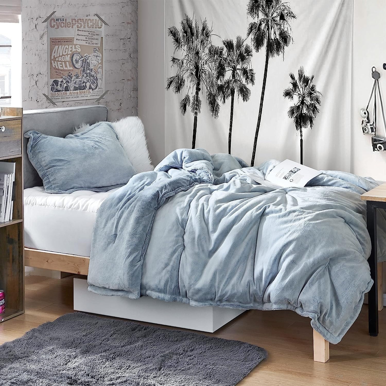 Coma Inducer® Oversized Comforter Set - Frosted River Blue