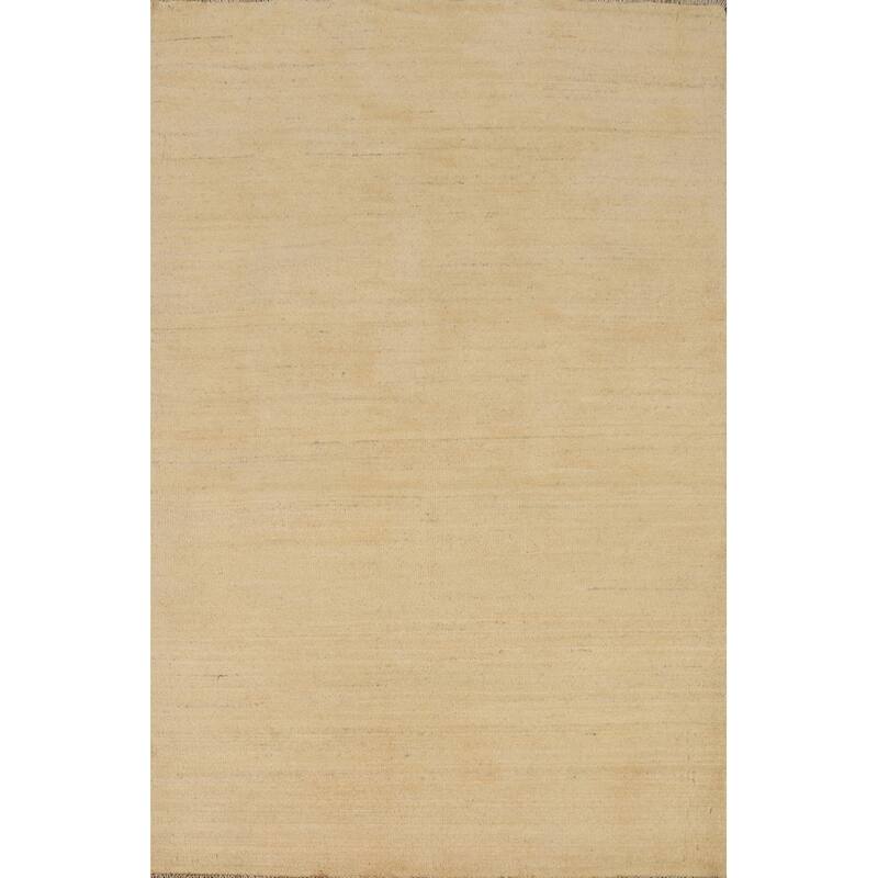 Gabbeh Oriental Foyer Rug Accent Hand-Knotted Wool Carpet - 3'4"x 5'0"