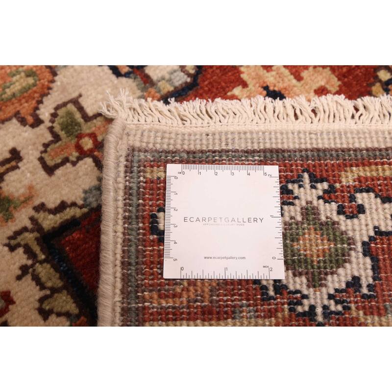 ECARPETGALLERY Hand-knotted Jules Sultane Cream Wool Rug - 2'6 x 9'11