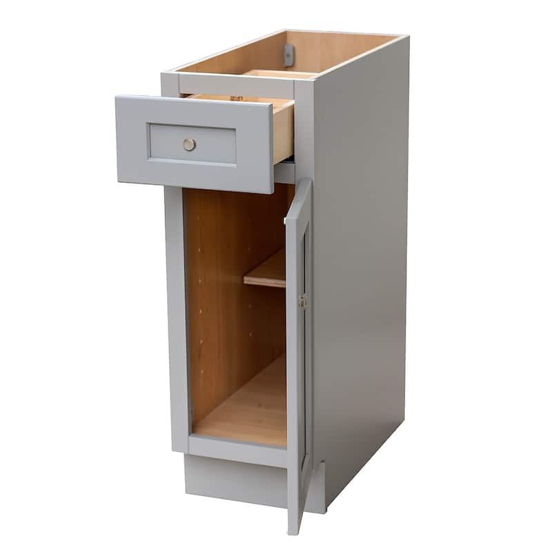 Shaker Gray Kitchen Base Cabinets