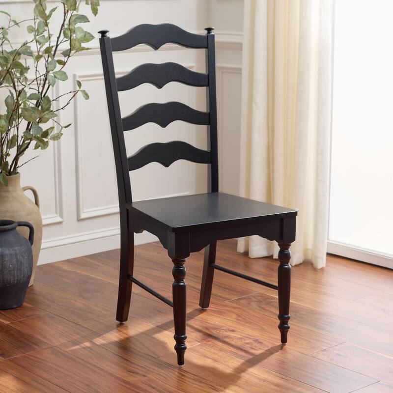 SAFAVIEH HOME Rasia Ladder Back Side Chair - 19"W x 22"D x 41"H