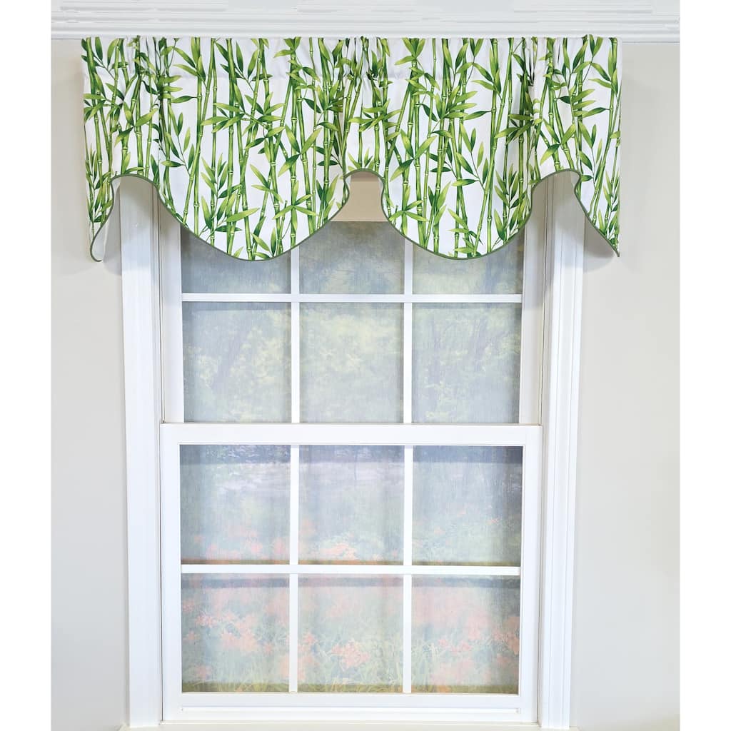 RLF Home Bamboo Fluted Valance