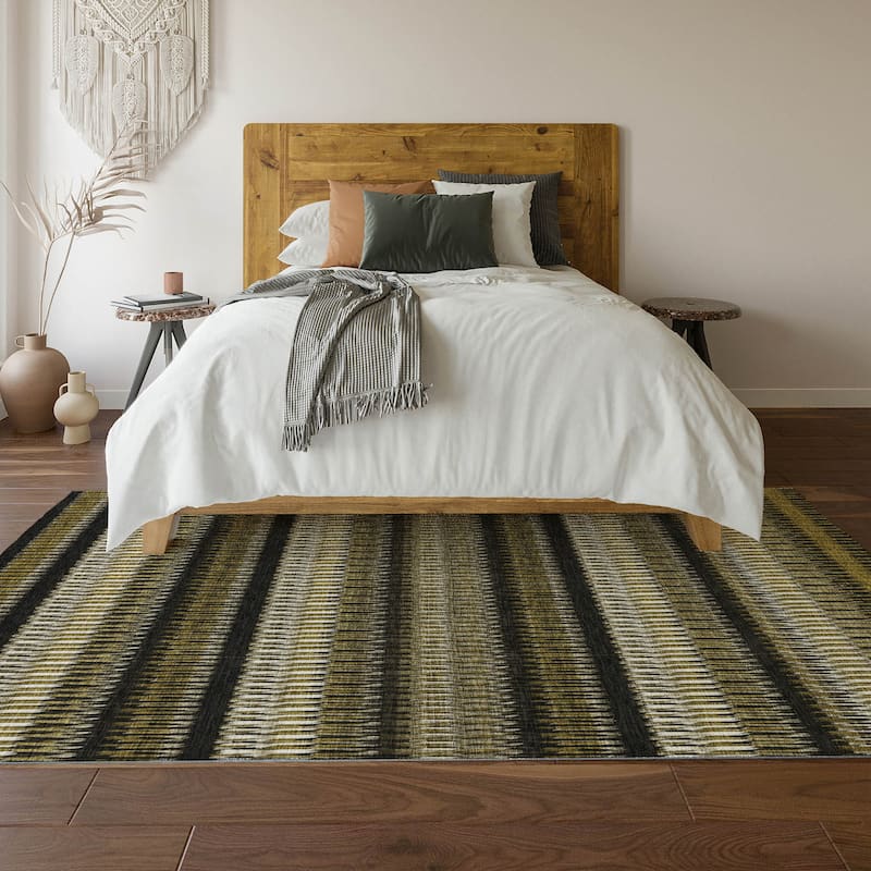 Premium Washable Super Soft Modern Stripe Mayfield Rug