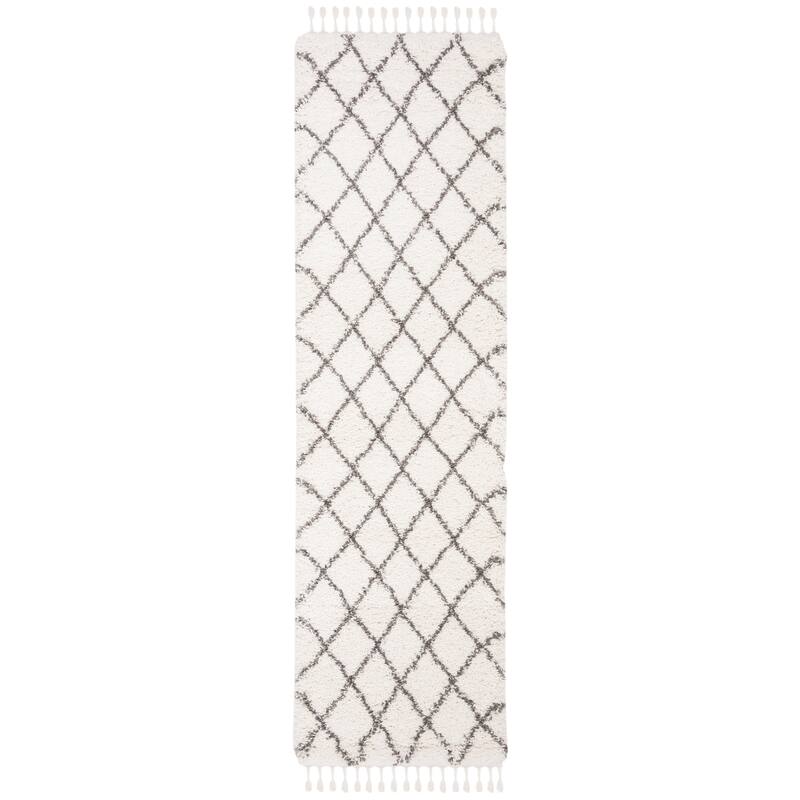 SAFAVIEH Moroccan Fringe Shag Leoma 2-inch Thick Rug