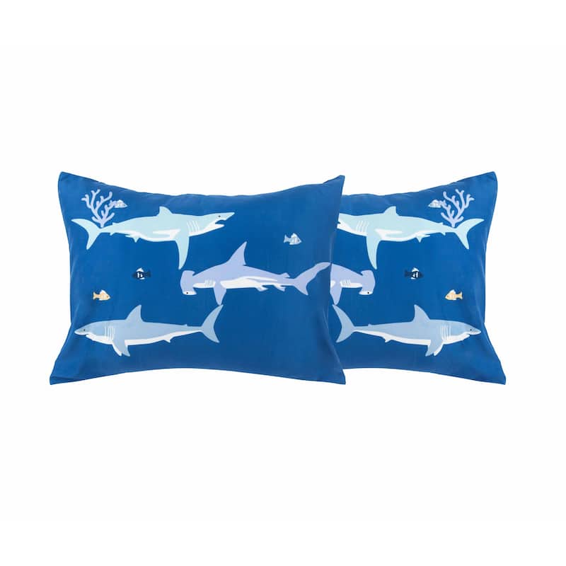 Kidz Mix Swimming Sharks Bed In A Bag, Twin