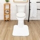 preview thumbnail 67 of 126, Mohawk Home Machine Washable Pure Perfection Solid Bath Rug 1'8" x 2' Contour - White