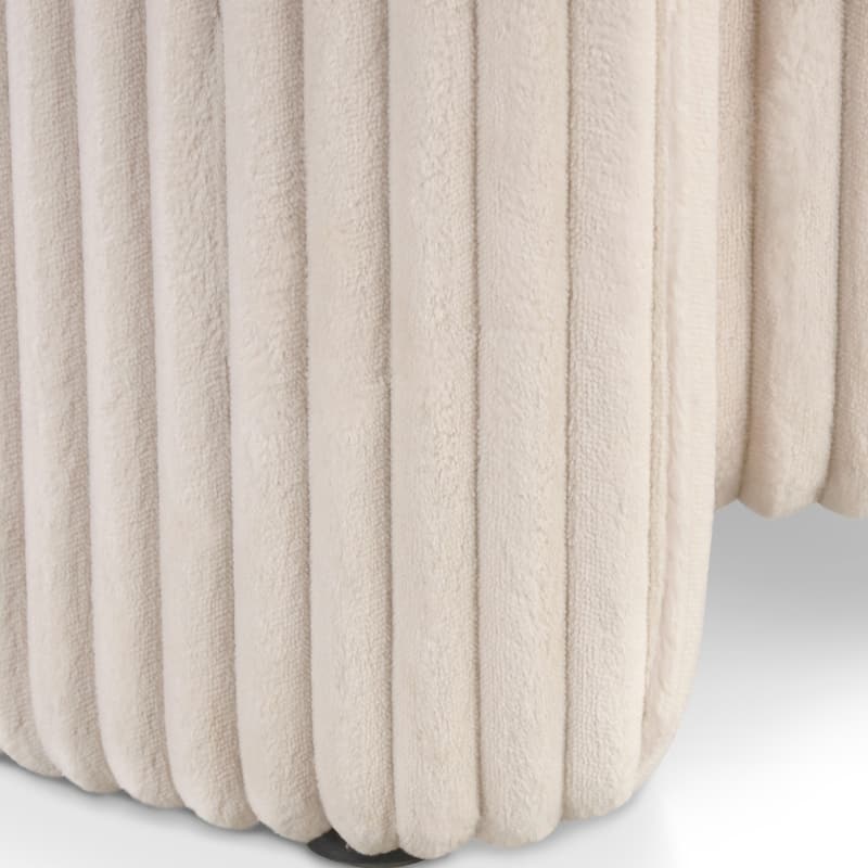 24/7 Shop At Home Modern Round Chenille Storage Ottoman with Flip Top