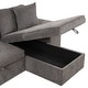 preview thumbnail 13 of 16, Merax 104" Modern L-Shape 3 Seat Reversible Sectional Couch