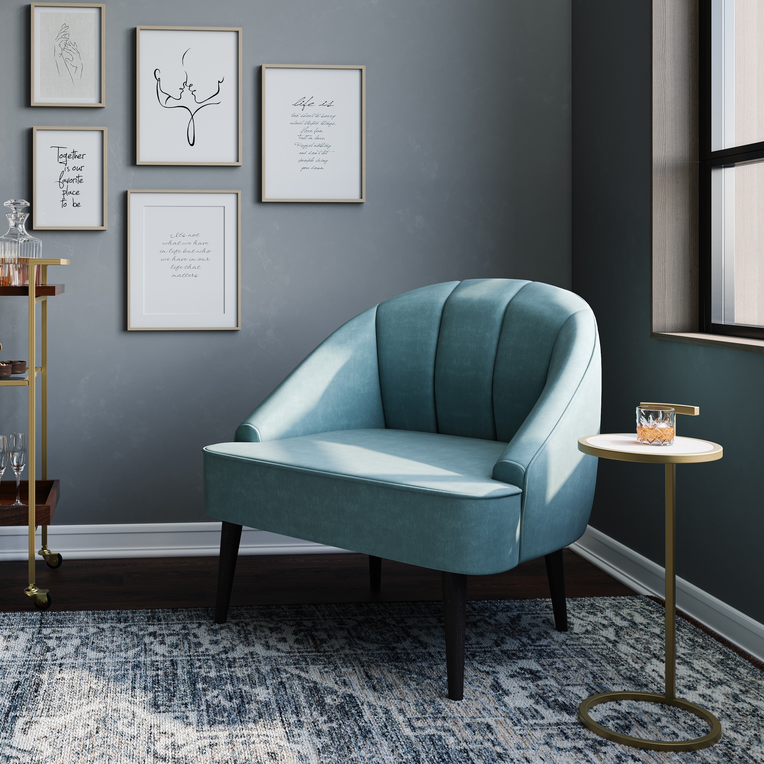 10 inch online wide end table