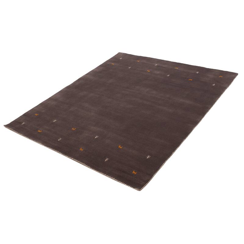 Kashkuli Gabbeh Grey Rug 6'5" x 9'7" - 6'5 x 9'7