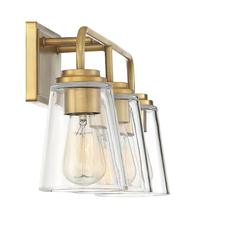Meridian M80044 3 Light 24" Wide Bathroom Vanity Light with Tapered