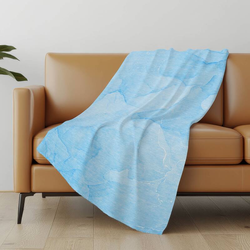 Premium Machine Washable Abstract Contemporary Sherpa Throw Blanket