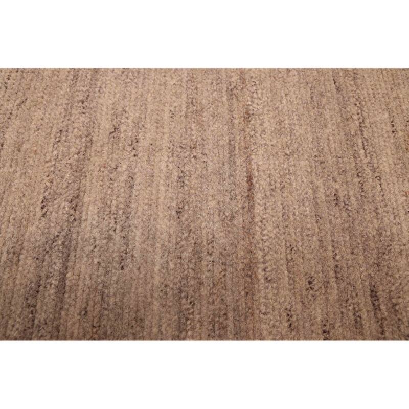 ECARPETGALLERY Hand-knotted Loreto Grey Wool Rug - 5'4 x 7'5