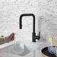 preview thumbnail 29 of 41, STYLISH Kitchen Sink Faucet Single Handle Pull Down Dual Mode in Stainless Steel - Faucet Height: 14 3/8" | Spout Height: 7 7/8"